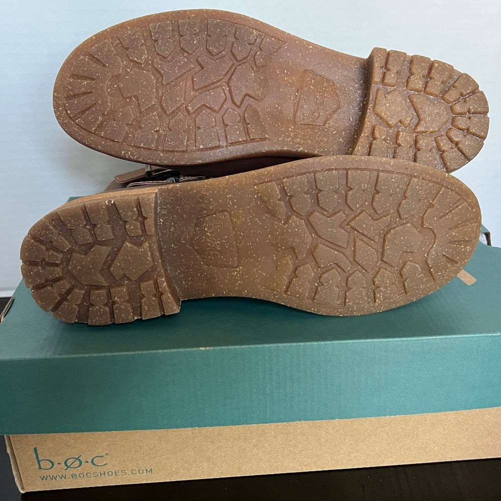 b.o.c. | Brown Mini Lug Ankle Boots | NIB - Picture 7 of 7